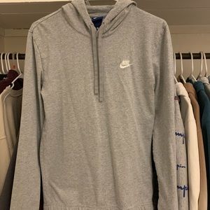 Grey Nike hoodie